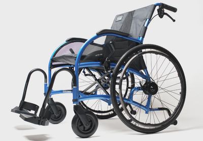 STRONGBACK Comfort 24+AB Wheelchair with 18" or 20" Seat, 24" Rear Wheels, Attendant Brakes