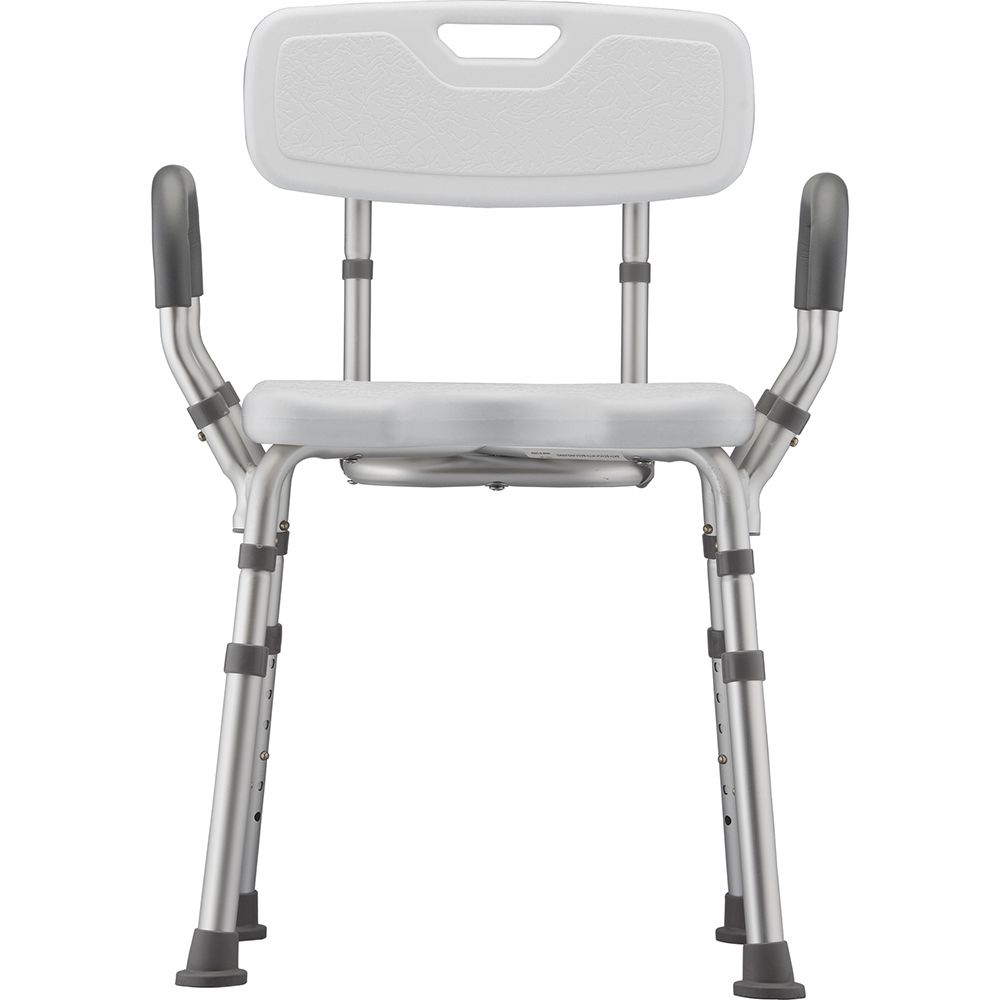 BATH: NOVA (9037) BATH SEAT WITH BACK, ARMS AND HYGENIC FRONT