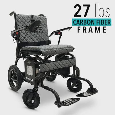 ComfyGO Phoenix Carbon Fiber Electric Wheelchair Lightweight, Long-Range