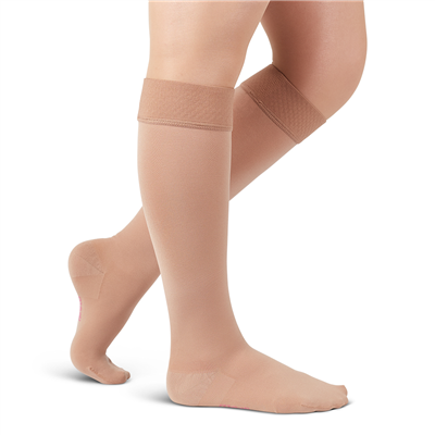 mediven comfort - pair 20-30 mmHg calf extra wide with silicone topband standard closed toe