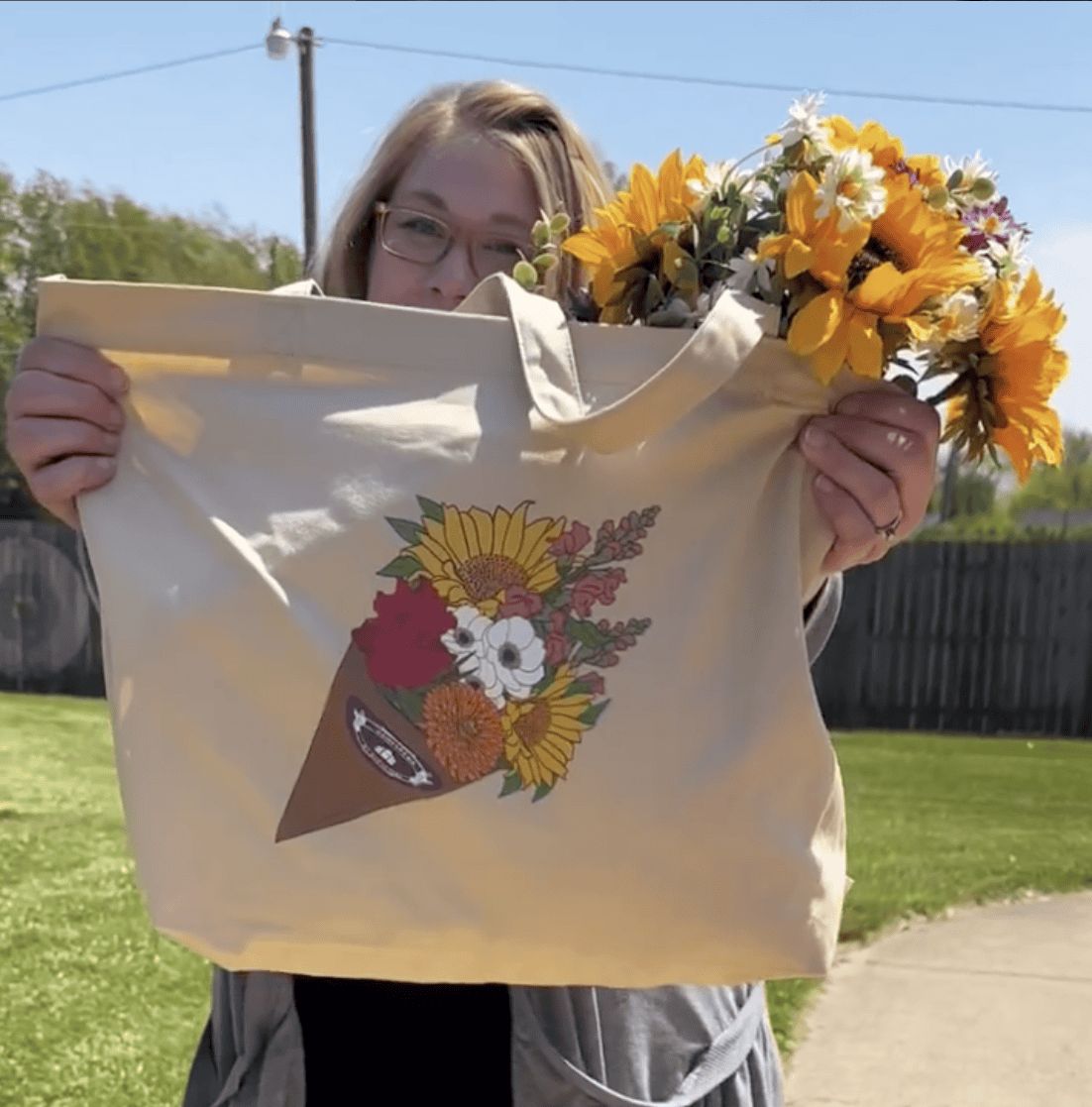 Big Organic Tote Bag