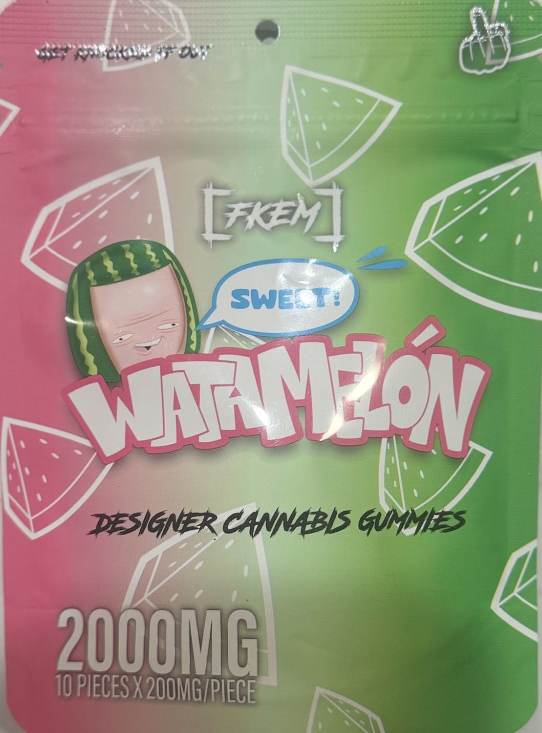 Fkem gummies 2000mg (Watermelon)