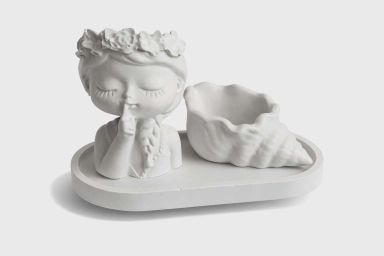 DZIEWCZYNA + MUSZLA + PODSTAWKA