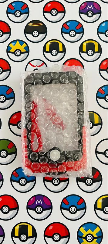 Pokemon PokeBall Trading Card Display Case – Wearable Card Holder 