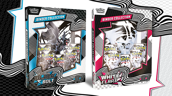 Pokémon TCG: Scarlet &amp; Violet—Black Bolt Binder Collection Pokémon TCG: Scarlet &amp; Violet—White Flare Binder Collection
