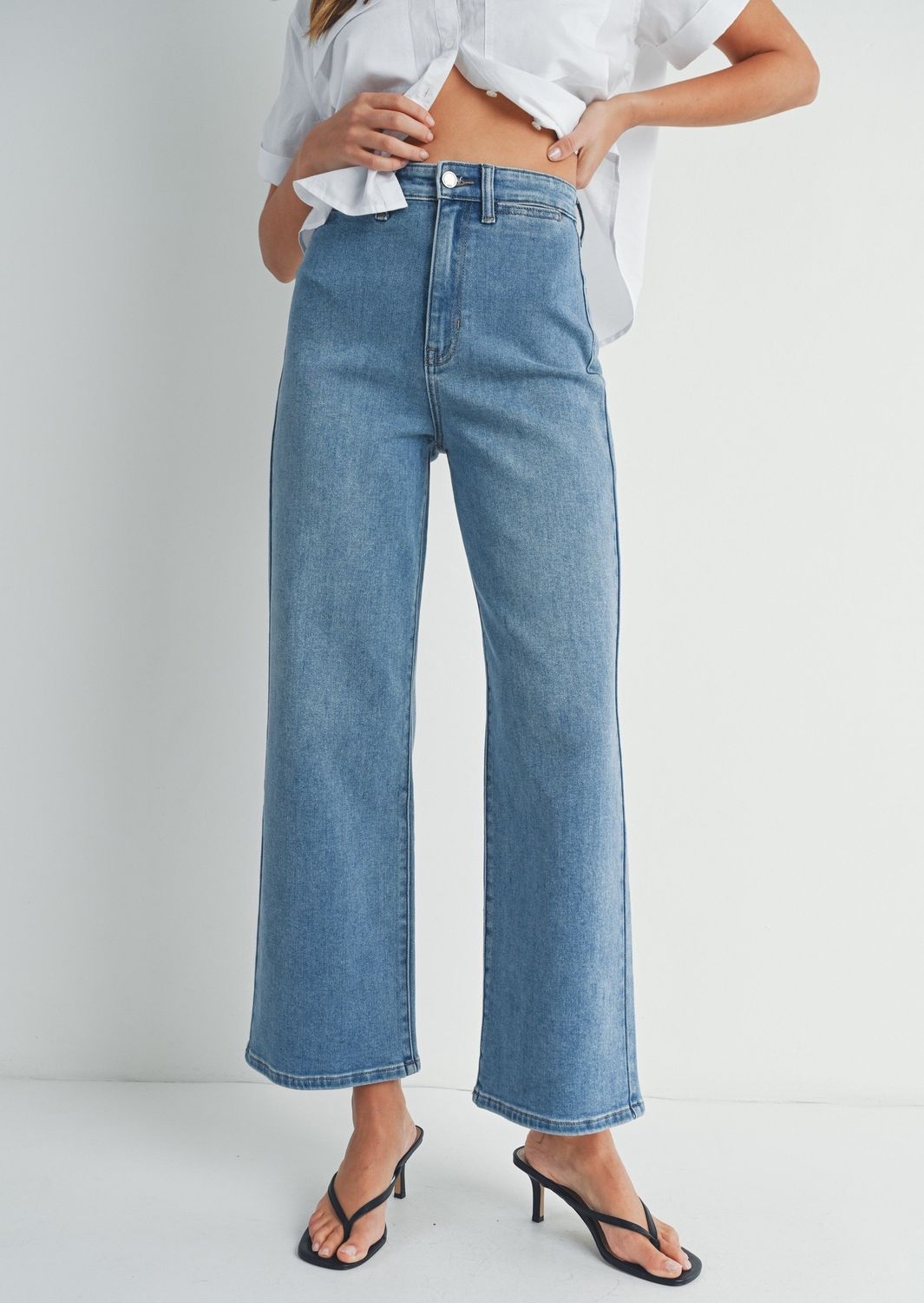 Mom Wide Leg  Jean