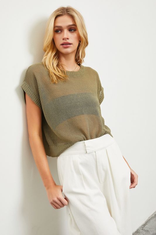 Boyfriend Knit Top