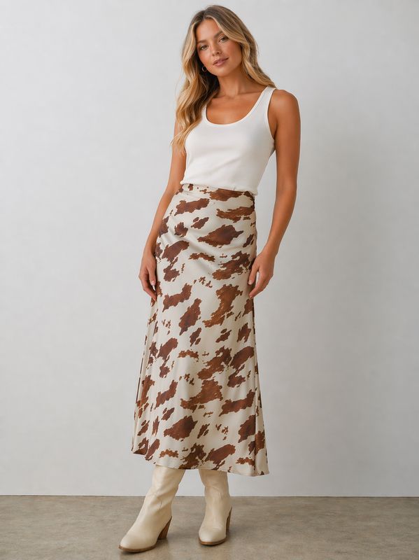 Cowgirl Silk Skirt