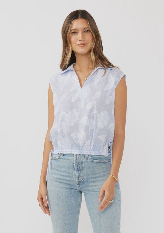 Emma Embroidered Top Cotton 100%