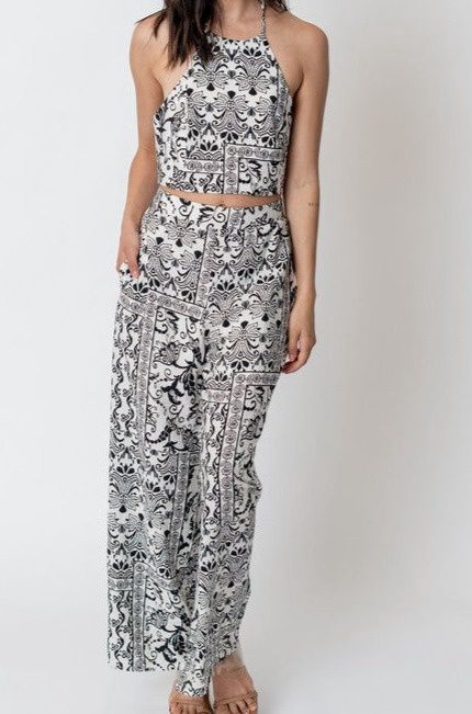 Bohemian Wide Leg Pants