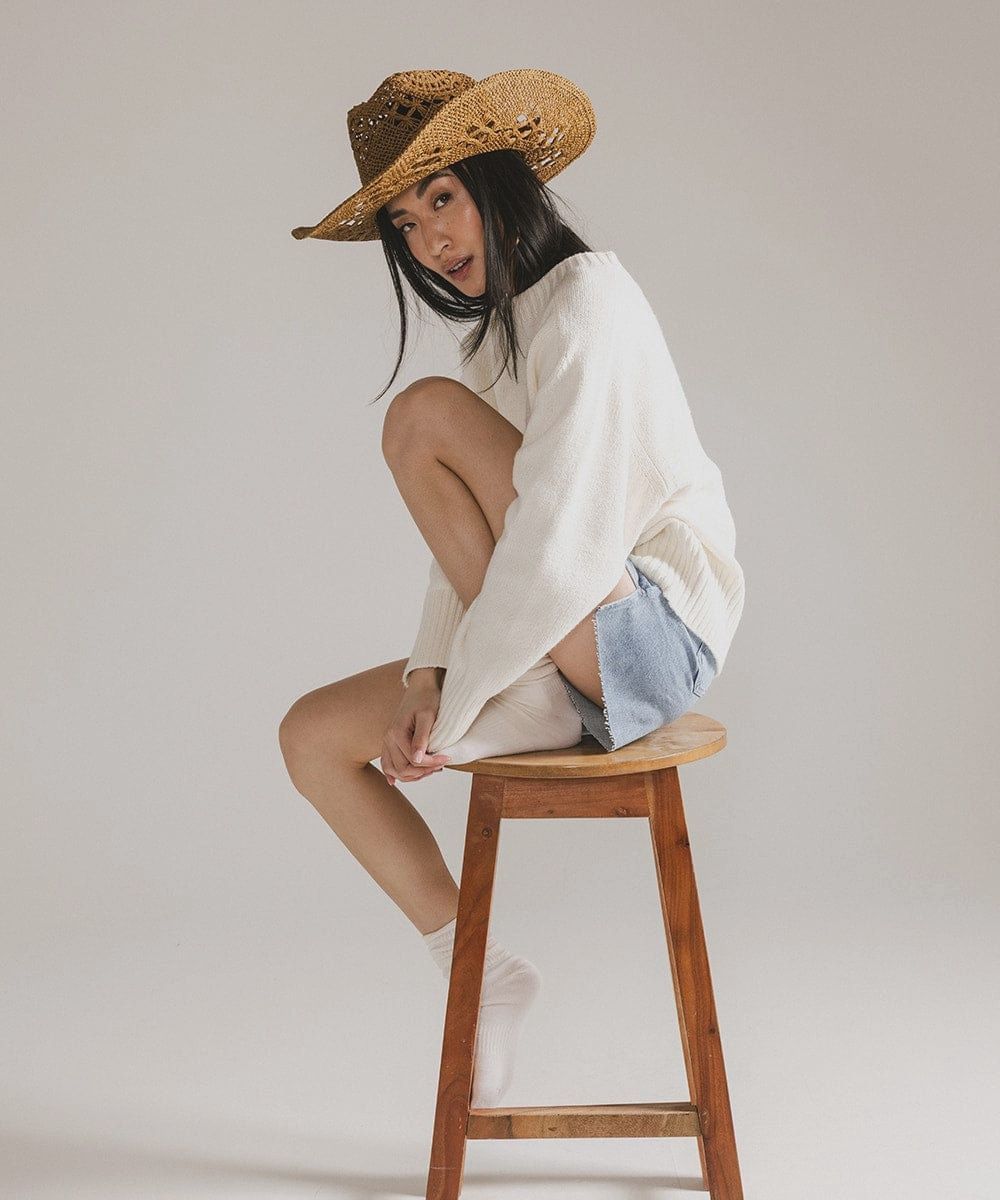 Gigi Pip Remy Cowgirl Hat Size 55 XS