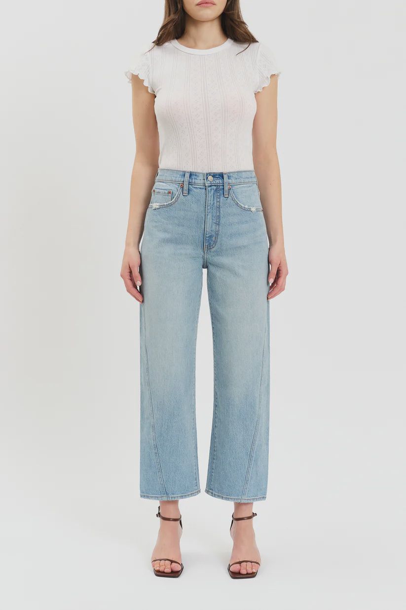 Daze Denim  PULSE PULSE WESTWARD HIGH RISE SEAMED BARREL