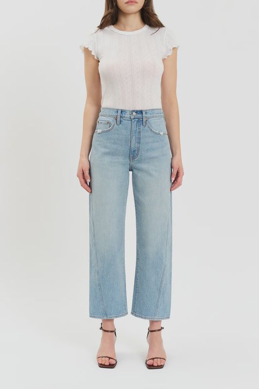 Daze Denim  PULSE PULSE WESTWARD HIGH RISE SEAMED BARREL