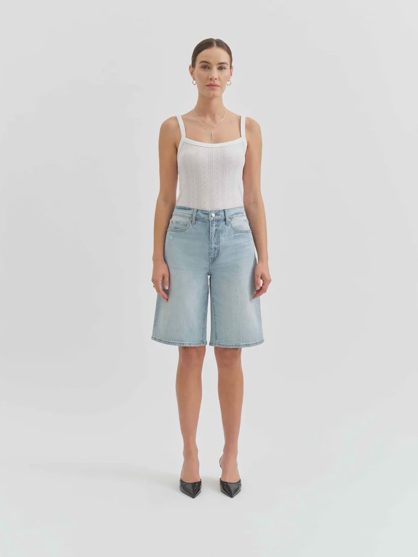 Daze Denim DREW DROP VINTAGE MID RISE JORT