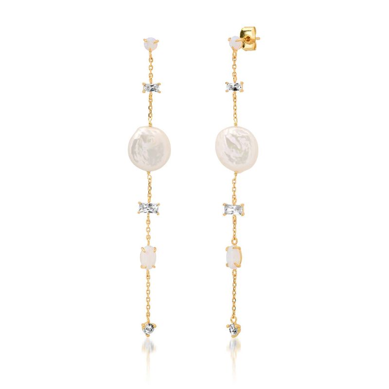 Baroque Pearl Duster Earrings