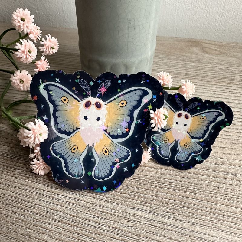 Sparkle Moth Sticker