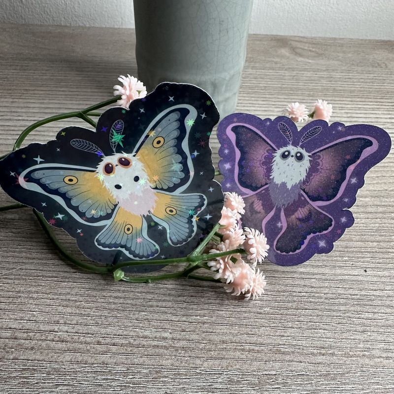 Sparkle Moth Sticker
