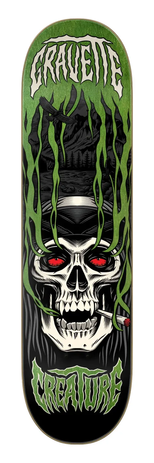 David Gravette Hippie Skull IV 8.3"