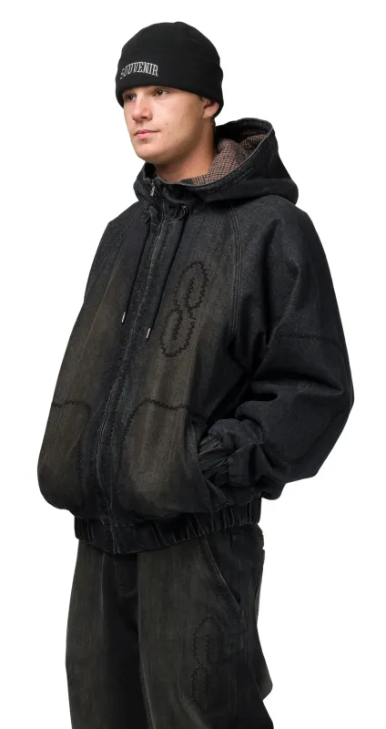 DENIM BOMBER