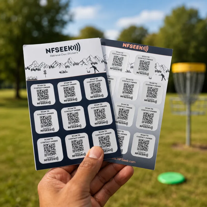 Disc Golf SEEK Sticker Sheet