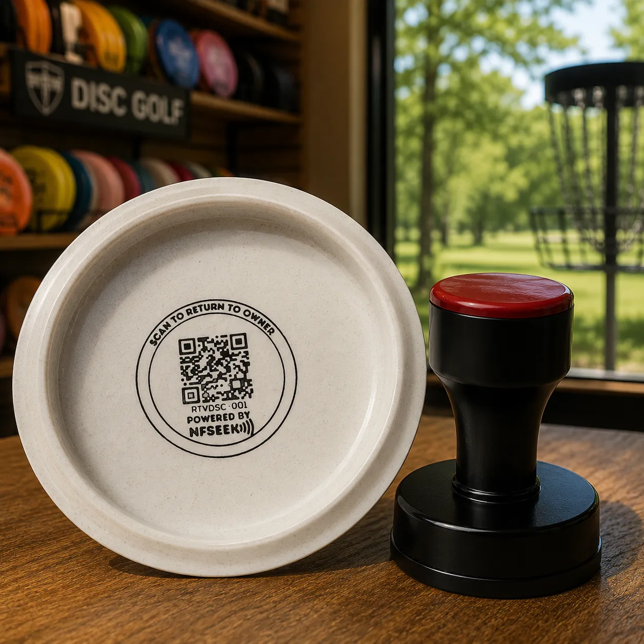 NFSeek Disc Golf Stamp