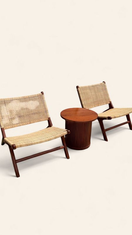 Teak/Rattan Seating Group