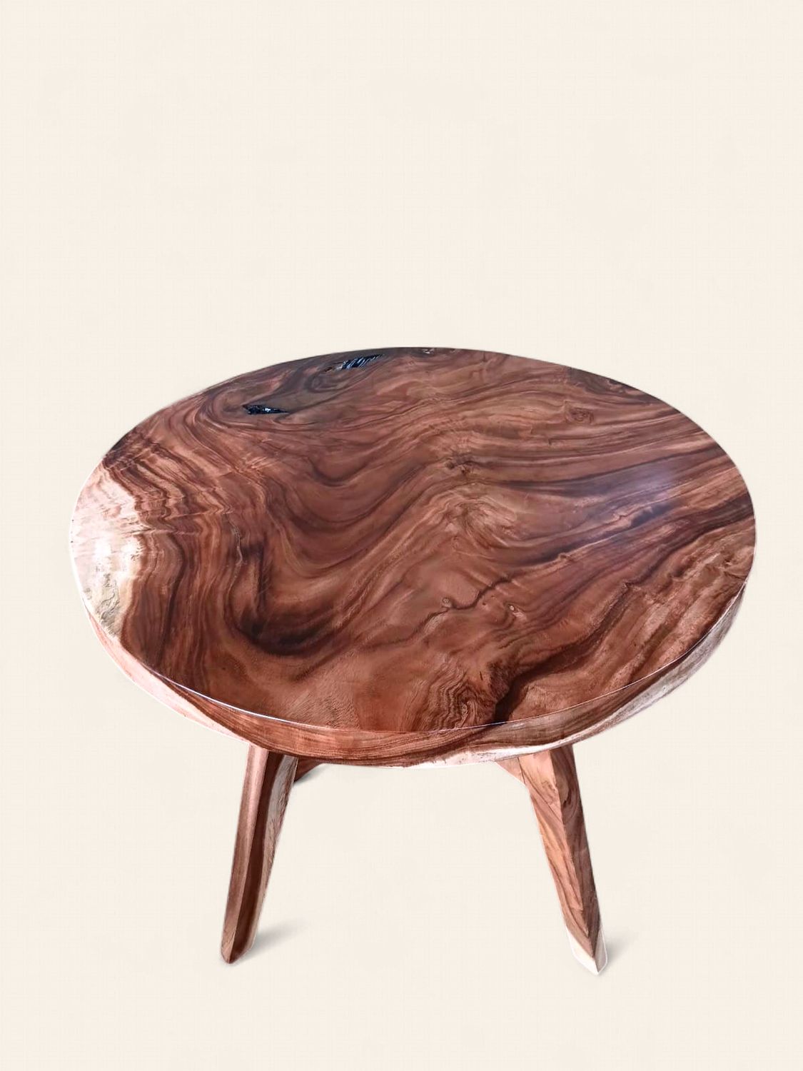 Round Top Suar Bistro Table