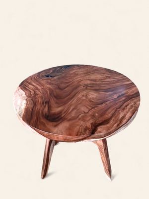Round Top Suar Bistro Table 5-Piece Round Top Suar Bistro Table 5-Piece