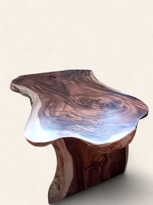 Live-Edge Suar Wood Dining Table