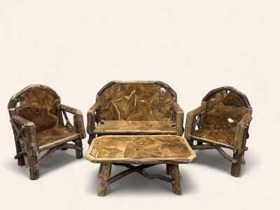 4-Piece Large Mt. Laurel Wood Furniture Set