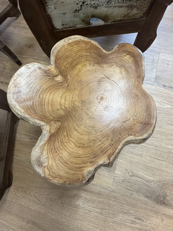 Teak Short Stool