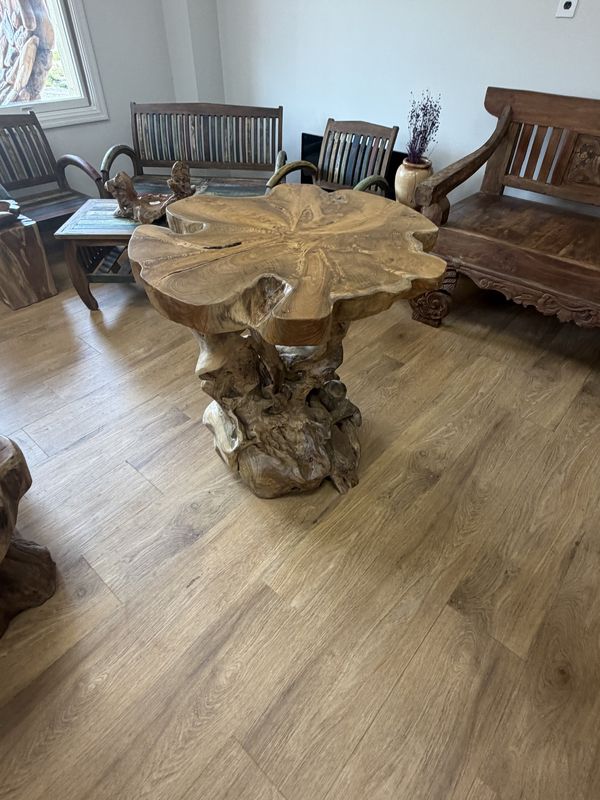 Teak Root Pub Table