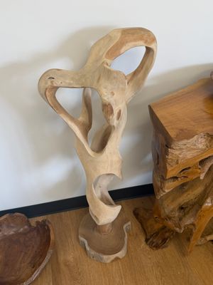 Medium Natural Teak Root Sculpture
