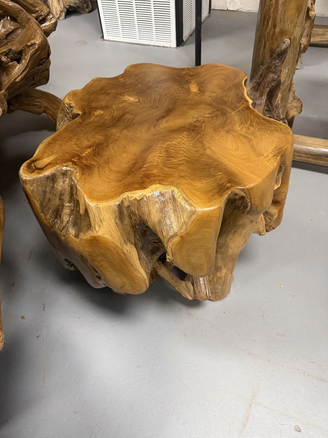 Teak Root Stump Spider Table