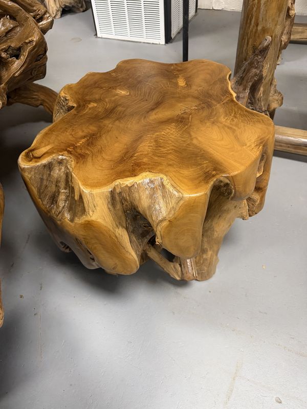 Teak Root Stump Spider Table