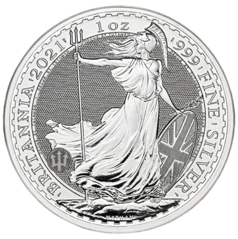 1oz 2021 Silver Britannia 999 Fineness Bullion