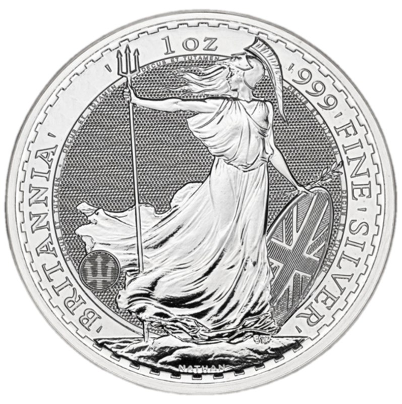 1oz Best Value Silver Britannia 999 Fineness Bullion