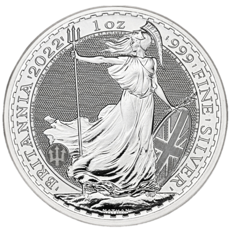 1oz 2022 Silver Britannia 999 Fineness Bullion