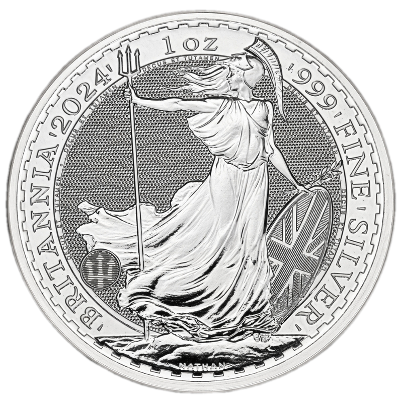 1oz 2024 Silver Britannia 999 Fineness Bullion