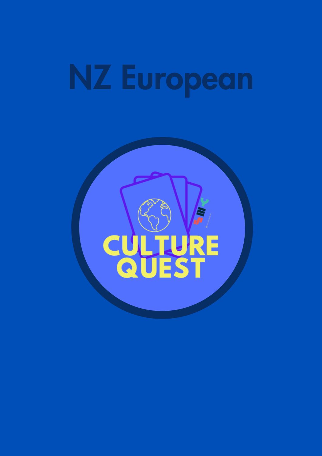 New Zealand European Flashcard Set
