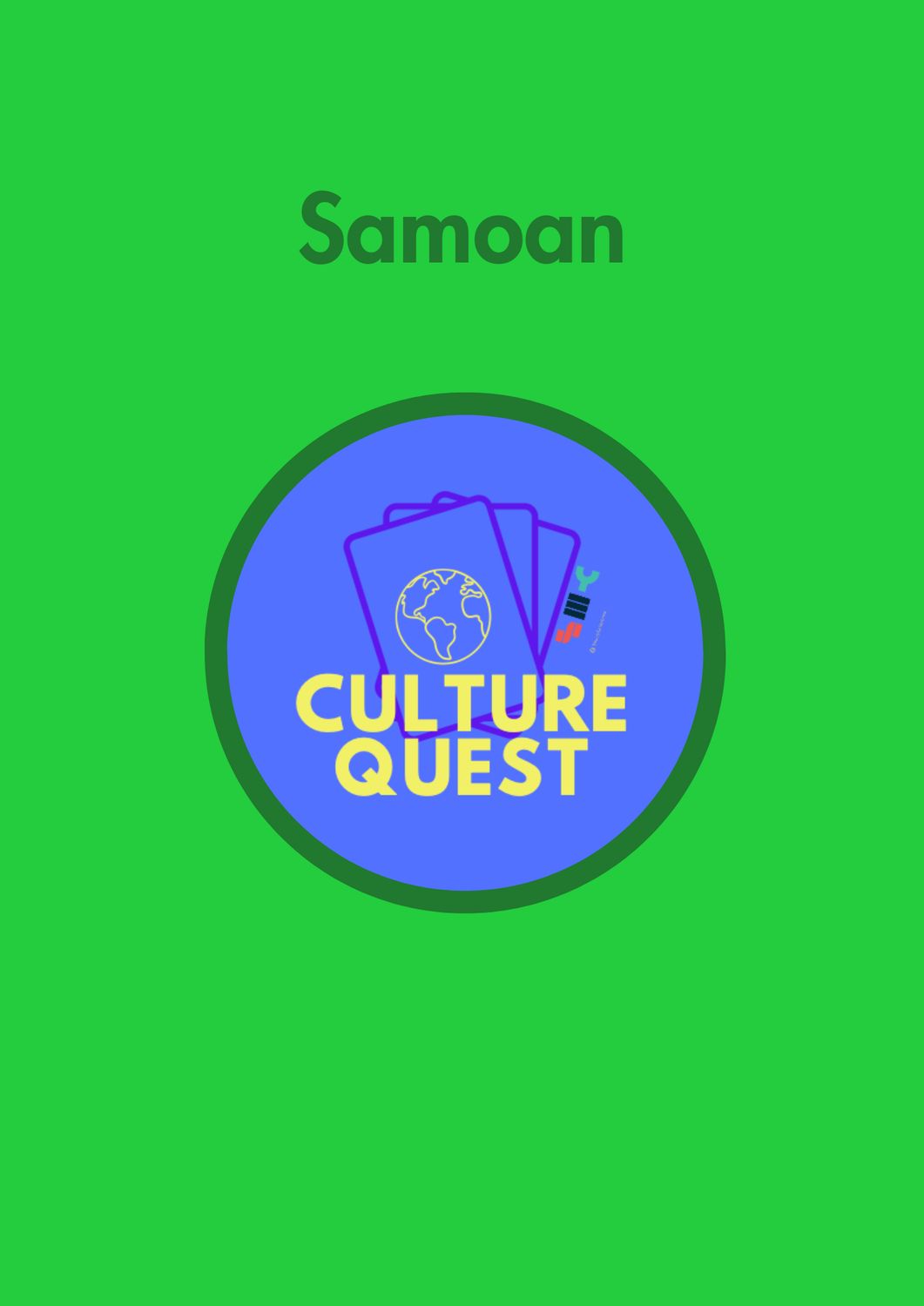 Samoan Flashcard Set
