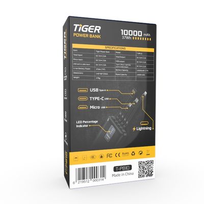 Tiger Power Bank 10000mAh Model T-PB10