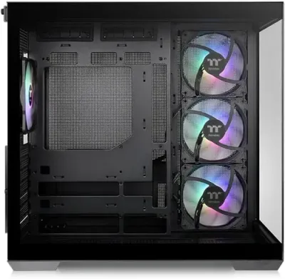 Thermaltake View 380 TG ARGB ATX Case; 4x120mm ARGB Fans Included; Supports Hidden-Connector Motherboard; Front &amp; Side Dual Tempered Glass Panel