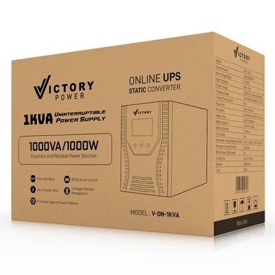 Victory Power 1KVA Online UPS 1000W (3-Batteries 2.45kg)