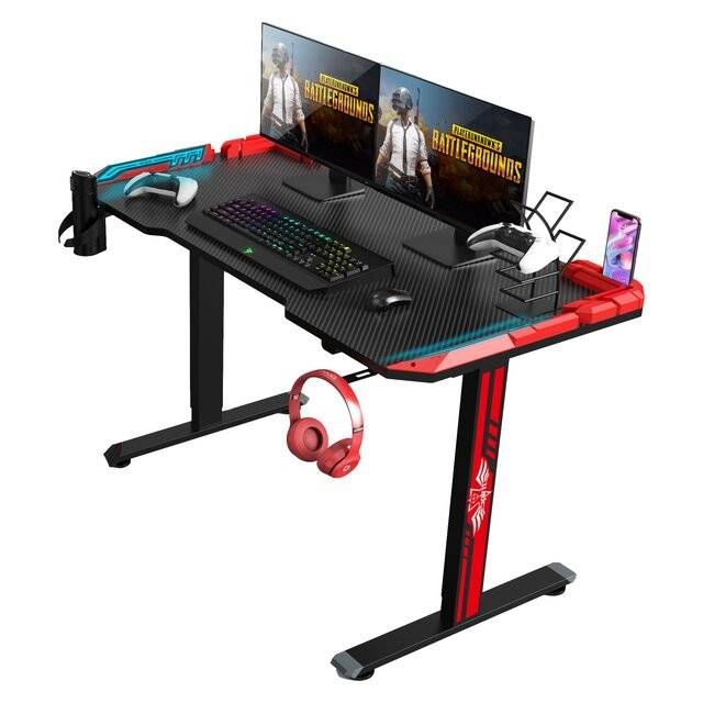Spirit HS1 Gaming Adjustable Table [120x60cm] (Black)