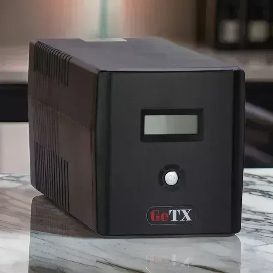 UPS GeTX GXK-1200-C (1200VA), Line interactive, LCD Battery 12v-7a *2