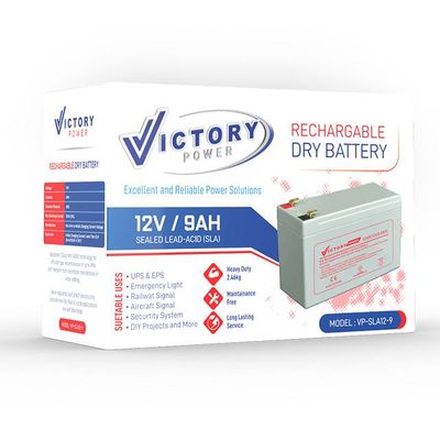 Victory Power [12V / 9AH] Rechargable Battery (SLA12-9)
