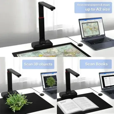 Viisan S21 A2 Overhead Document Camera 20.1-Megapixel CMOS Sensor