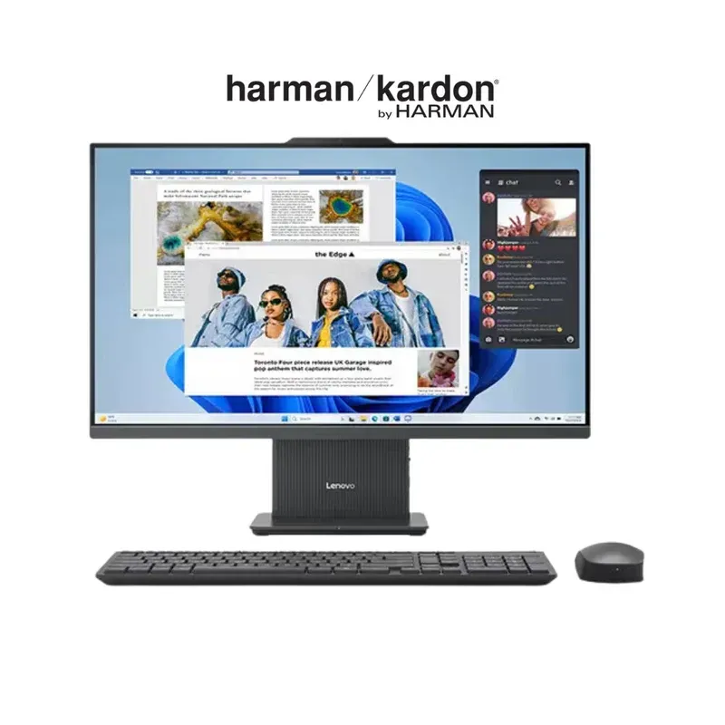 عرض خاص لفترة محدودة All in One Lenovo AIO 24IRH9 (F1LK), Intel Core i5-13420H, RAM 8GB, 512 SSD NVMe, Intel UHD Graphics, 24 FHD IPS 100Hz, Luna Grey