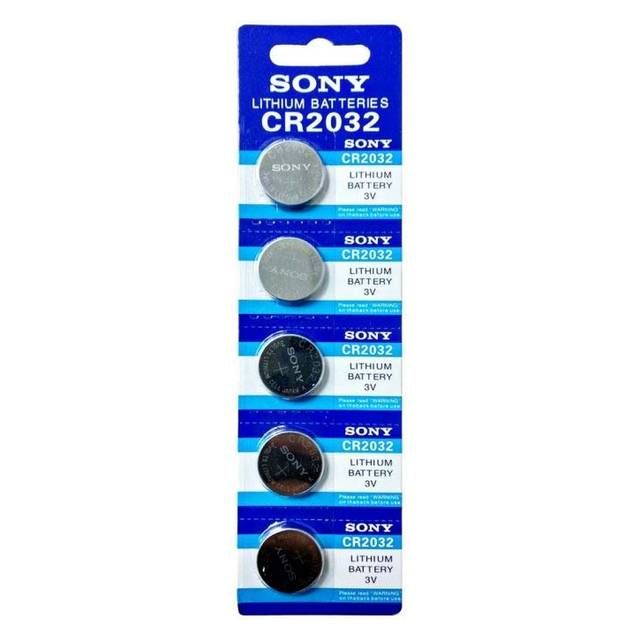 Sony CMOS CR2032 3V Lithium Battery (5pcs)